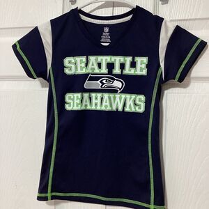 Seahawks Team Apparel Sparkly Shirt Girls Juniors Size S
